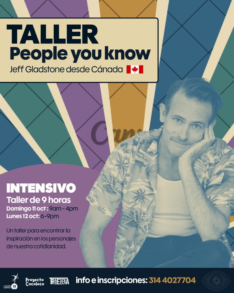 Jeff Gladstone, invitado especial de Inspira Impro Fest 2
